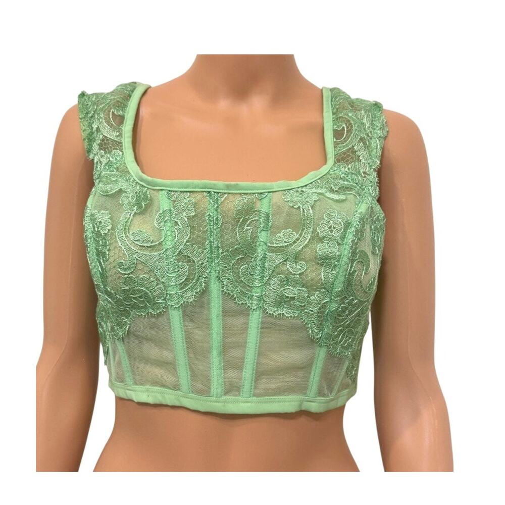 Victoria's Secret Dream Angels small Boho cap sleeve corset BC3 3249